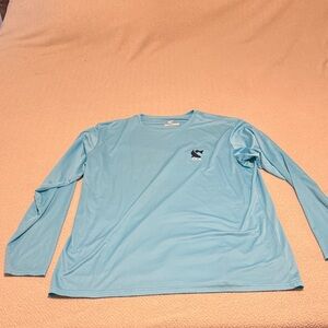 Men's Light Blue Long Sleeve Shirt